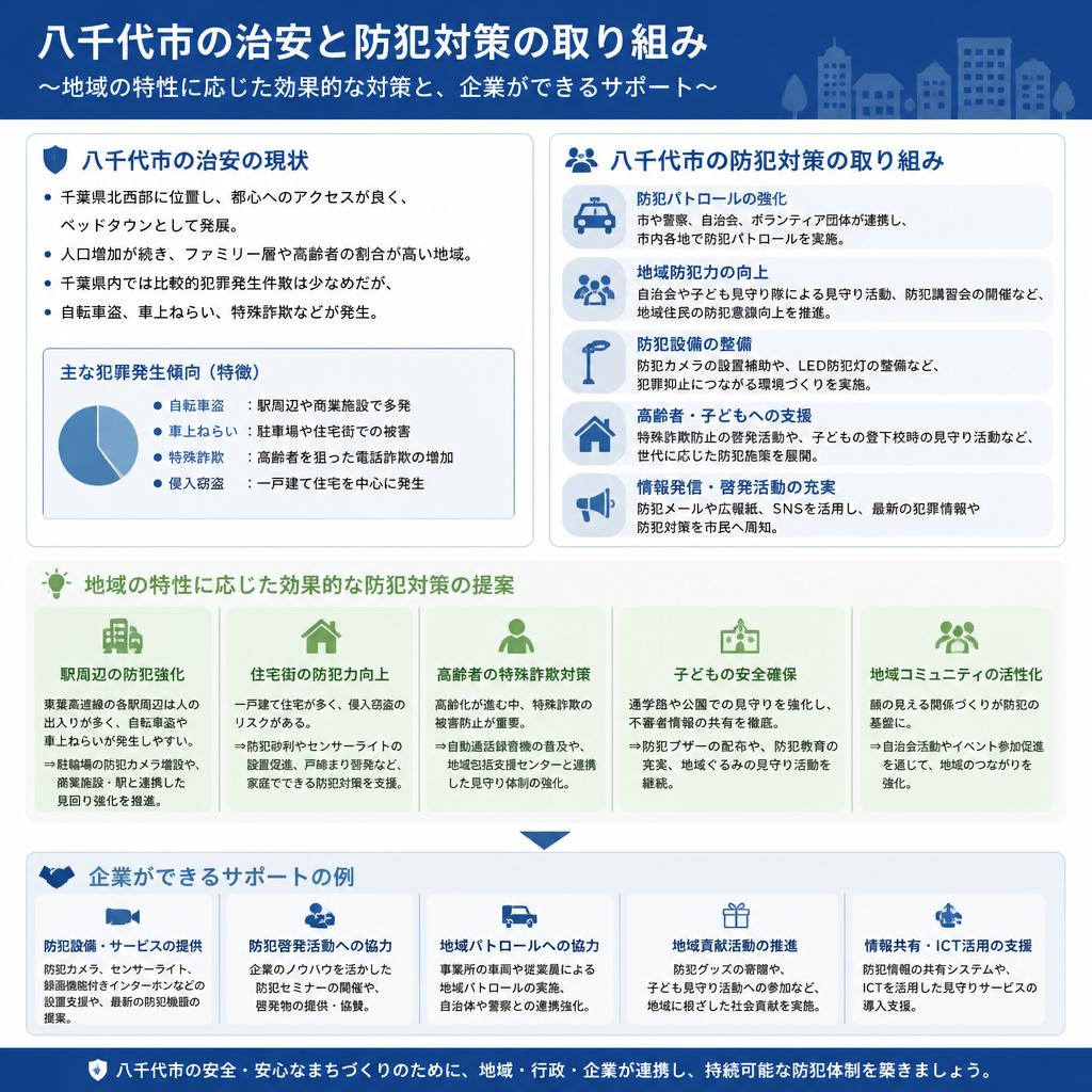 4. 八千代市における防犯対策の現状