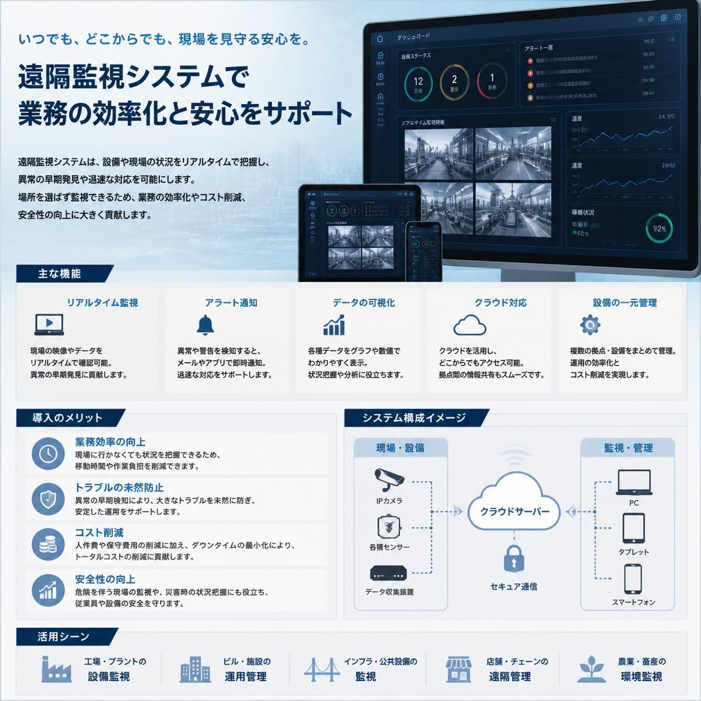 遠隔監視システムの利便性